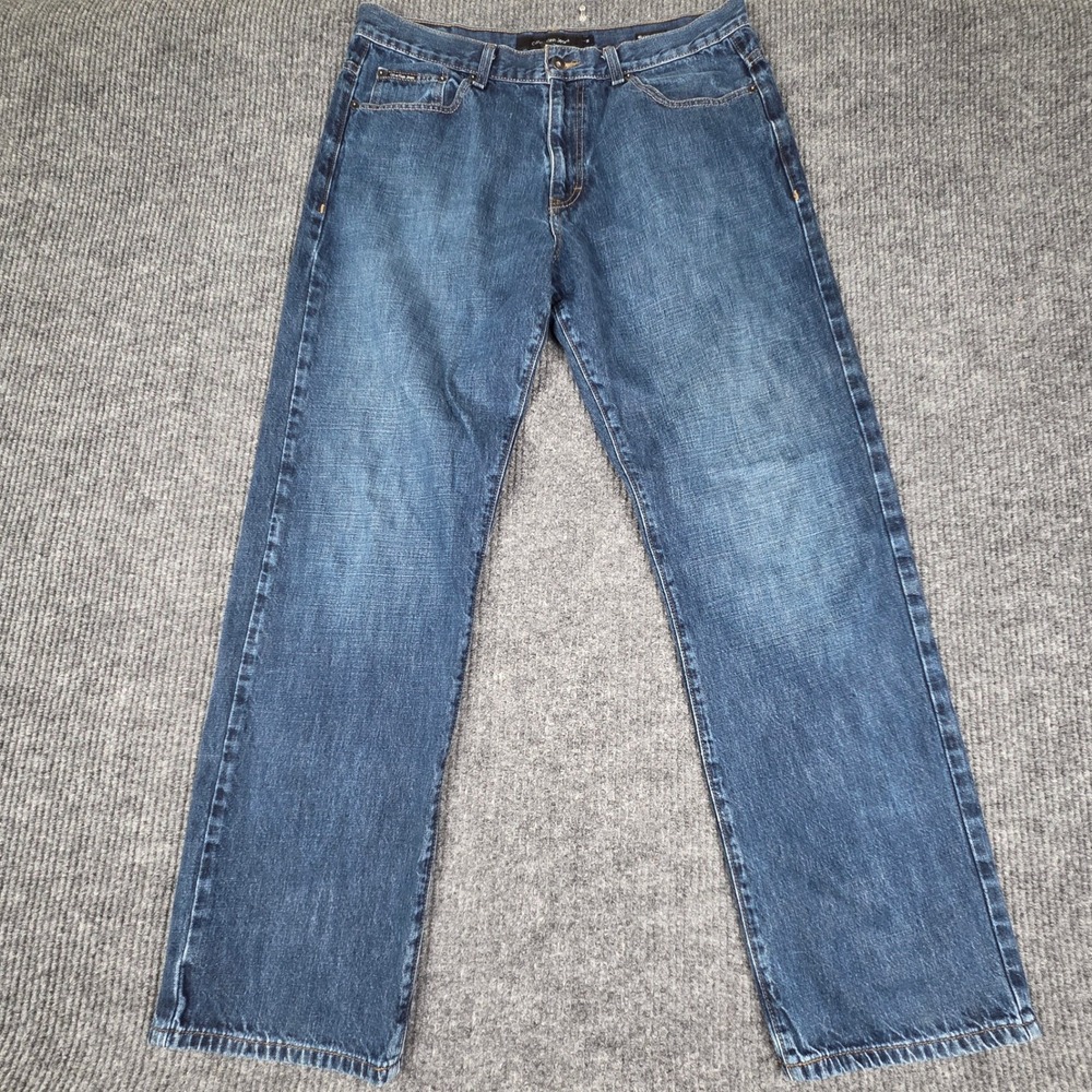 Calvin Klein Jeans Relaxed Straight Men's Blue Denim jeans 36x32